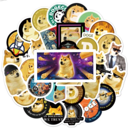 dogecoin sticker