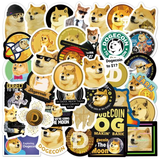 dogecoin sticker