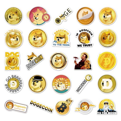 dogecoin sticker