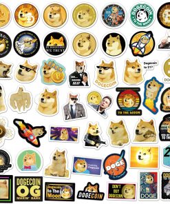 dogecoin sticker