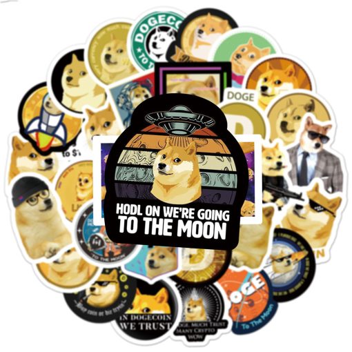 dogecoin sticker