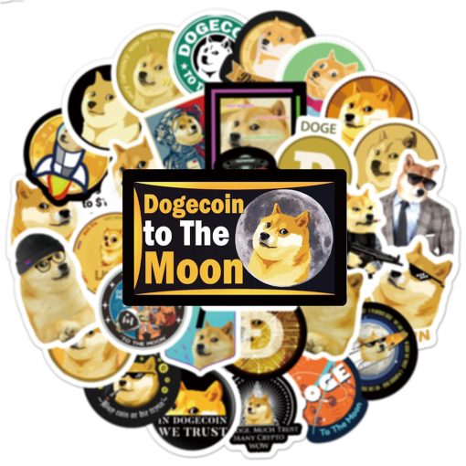 dogecoin sticker