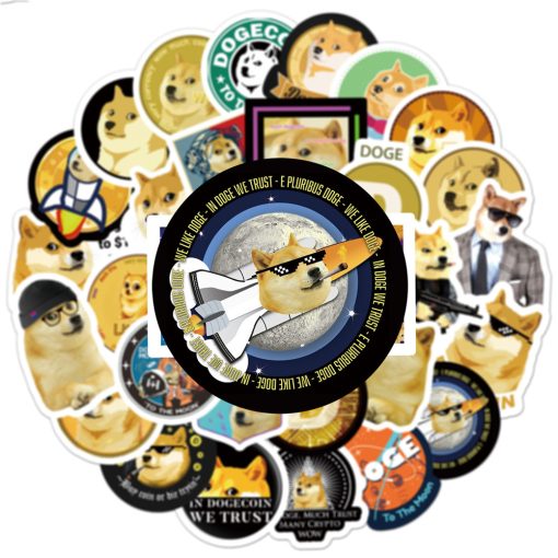 dogecoin sticker