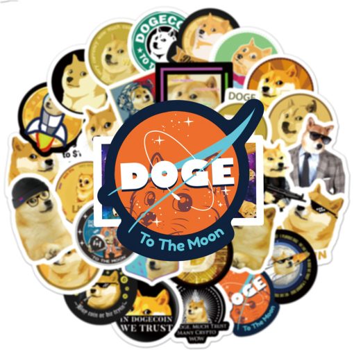 dogecoin sticker